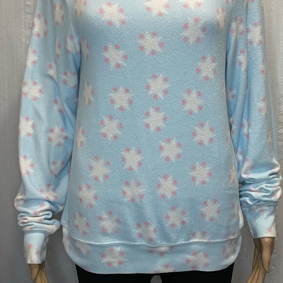 Wildfox Stars & Heart Broken In Cozy Sweatshirt Size Small Soft Girl - Picture 6 of 9